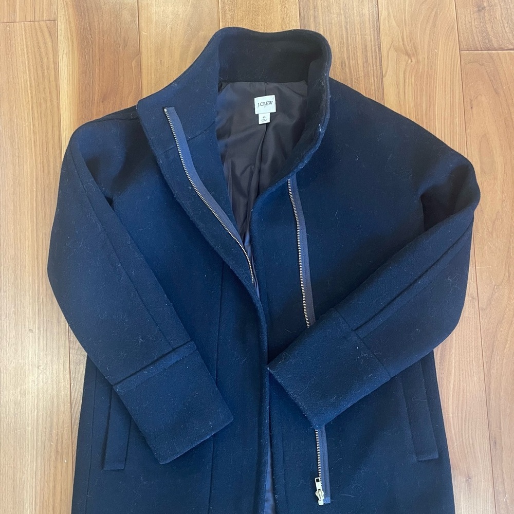 J. Crew Cocoon Style Black coat
